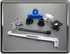 Gears, housings and mechanisms, molded by PRD