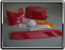 Tail lamp lenses, molded by PRD